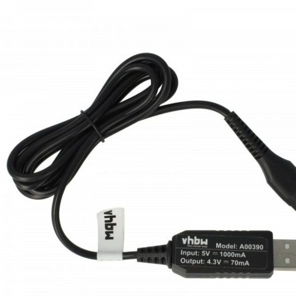 USB Töltőkábel Philips S510 borotva - 120 cm - Utángyártott