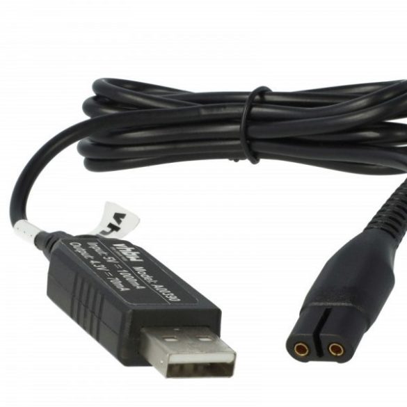 USB Töltőkábel Philips S510 borotva - 120 cm - Utángyártott