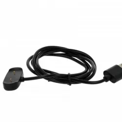   Töltőkábel Huami Amazfit Bip U Fitness Tracker - USB A Kábel, mágneses, 96cm, fekete - Utángyártott