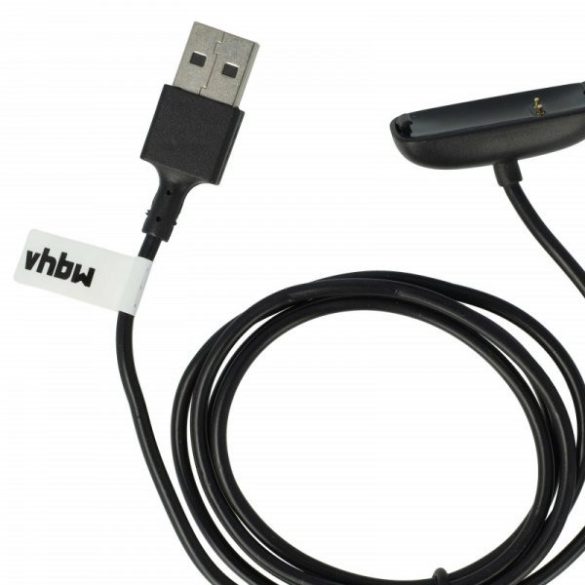 Töltőkábel Fitbit Ace Fitness Tracker - USB A Kábel, 100cm, fekete - Utángyártott