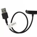 Töltőkábel Fitbit Ace Fitness Tracker - USB A Kábel, 30cm, fekete - Utángyártott - VHBW