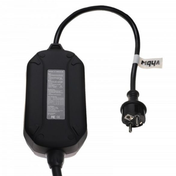 Töltőkábel elektromos autóhoz, Plug-In Hybrid - Type 2 -> Eur foglalat, 1 fázis, 16 A, 3.5 kW, 5 m - Utángyártott