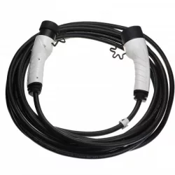   Töltőkábel elektromos autóhoz, Plug-In Hybrid - Type 2 -> Type 2, 1 fázis, 16 A, 3.5 kW, 7 m - Utángyártott - VHBW