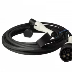  Töltőkábel elektromos autóhoz, Plug-In Hybrid - Type 2 -> Type 2, 1 fázis, 32 A, 7 kW, 10 m - Utángyártott - VHBW