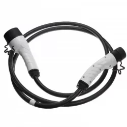   Töltőkábel elektromos autóhoz, Plug-In Hybrid - Type 2 -> Type 2, 3 fázisú, 32 A, 22 kW, 3 m - Utángyártott - VHBW