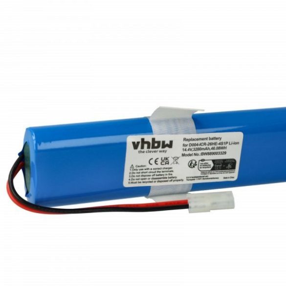 akku 360, S6 3200mAh, 14.4V, Li-Ion - Utángyártott porszívó akku