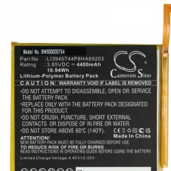   ZTE LI3945T44P8HA69203 - 4400 mAh 3.85 V Li-polymer - Utángyártott tablet akku