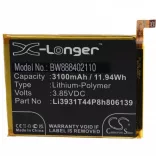 ZTE Li3931T44P8h806139 - 3100 mAh 3.85 V Li-polymer - Utángyártott telefon akku - VHBW