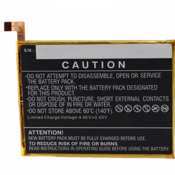 ZTE Li3931T44P8h806139 - 3100 mAh 3.85 V Li-polymer - Utángyártott telefon akku