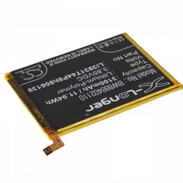 ZTE Li3931T44P8h806139 - 3100 mAh 3.85 V Li-polymer - Utángyártott telefon akku