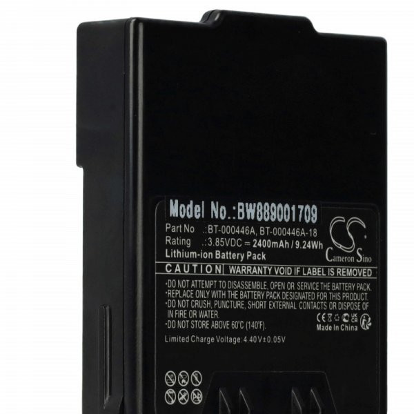   Adatgyűjtő - Zebra BT-000446A, BT-000446A-18, BT-000446B - 2400mAh, 3.85V - Utángyártott akku