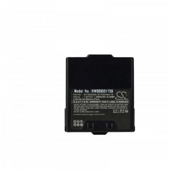 Adatgyűjtő - Zebra BT-000446A, BT-000446A-18, BT-000446B - 2400mAh, 3.85V - Utángyártott akku