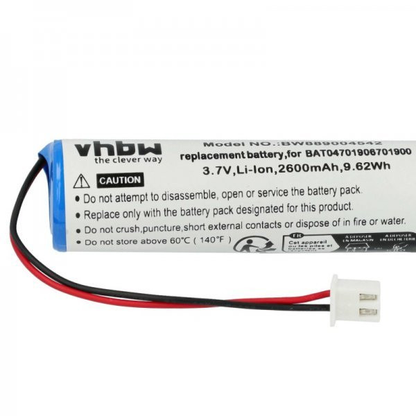 Asztali Lámpa Zafferano 8052536910881, BAT04701906701900 - 2600 mAh 3.7 V Li-Ion - Utángyártott akku