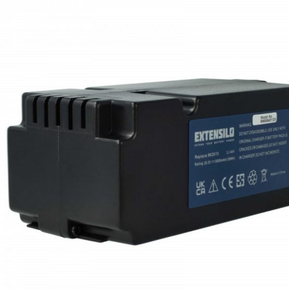 Fűnyíró Yard Force 862601, 0862622001, 0862622 - 5000 mAh 25.2 V Li-Ion, fekete - Utángyártott akku