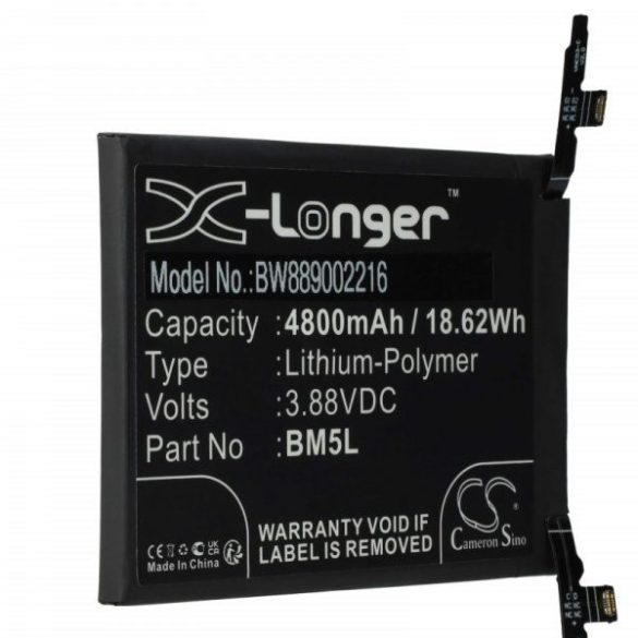 Xiaomi/Redmi BM5L - 4800 mAh 3.88 V Li-polymer - Utángyártott telefon akku