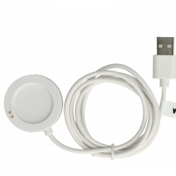 USB Töltőállomás Xiaomi Watch - Xiaomi okosóra  - 102 cm, fehér - Utángyártott