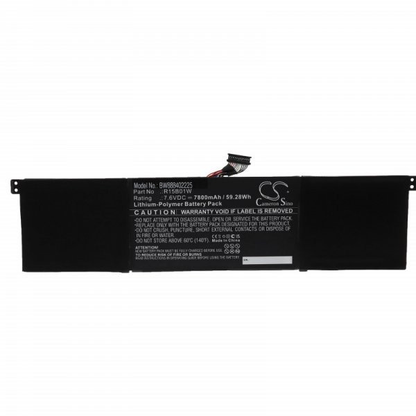 Xiaomi R15B01W - 7800 mAh 7.6 V Li-polymer - Utángyártott notebook akku