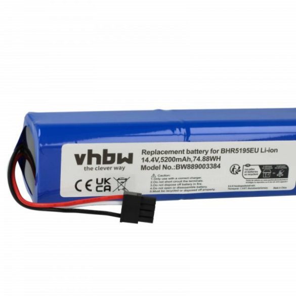 Xiaomi P2150-4S2P-MMBK for Dreame 5200mAh, 14.4V, Li-Ion - Utángyártott porszívó akku