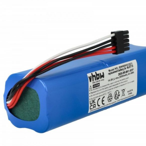 Xiaomi 260S-INR-MH1-4S1P, D099-4S2P, 260MX2 for Xiaomi 3000mAh, 14.8V, Li-Ion - Utángyártott porszívó akku