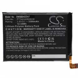   Wiko PT34H406082W - 3300 mAh 3.8 V Li-polymer - Utángyártott telefon akku