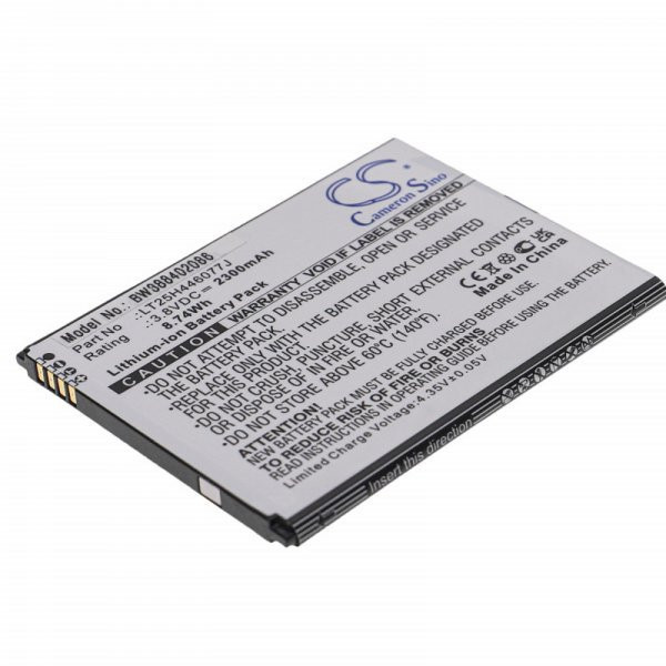 Wiko LT25H446077J - 2300 mAh 3.8 V Li-Ion - Utángyártott telefon akku