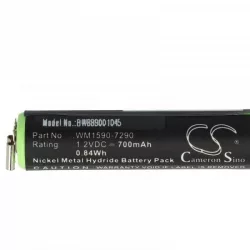   Borotva Wella WM1590-7290 - 700 mAh 1.2 V NiMH - Utángyártott akku - VHBW