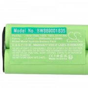   Borotva Wahl 1854-7988, 0114-300, 1855, 1854 - 2000 mAh 2.4 V NiMH - Utángyártott akku
