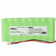   Visonic 103-300672, 0-9912-G, GP180AAH8BMX - 2200 mAh 9.6 V NiMH Utángyártott riasztórendszer akku