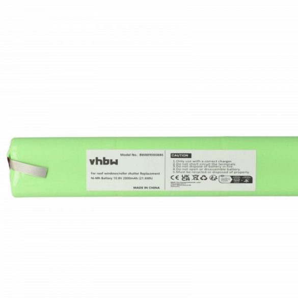 Elektromos sötétítő Velux 946930, 946933 - 2000 mAh 10.8 V NiMH - utángyártott akku