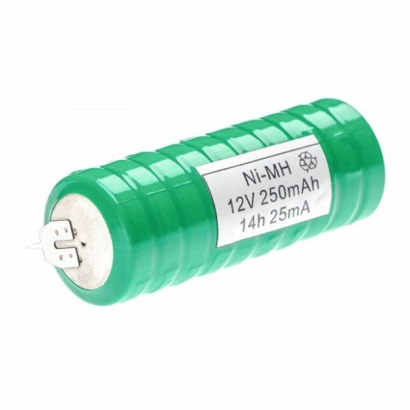 10xV250H- 250 mAh 12 V NiMH - Utángyártott gombakku csomag