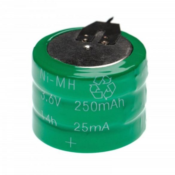 3xV250H- 250 mAh 12 V NiMH250 mAh 3.6 V NiMH - Utángyártott akku