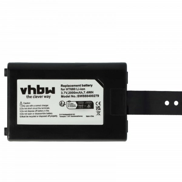 Adatgyűjtő - Unitech 1400-900001G, 1400-910005G, 1400-900005G - 2000mAh, 3.7V - Utángyártott akku