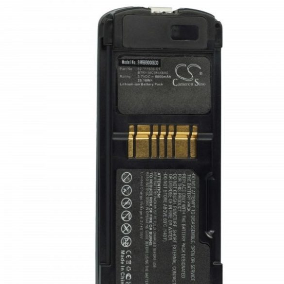 Symbol 82-111636-01, BTRY-MC95IABA0 - 6800 mAh 3.7 V Li-Ion Utángyártott vonalkód olvasó akku