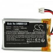   Kutya nyakörv Sportdog SDT54-16750 - 500 mAh 3.7 V Li-polymer - Utángyártott akku