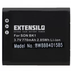   Sony NP-FK1, NP-BK1 - 770 mAh 3.7 V Li-Ion - Utángyártott kamera akku