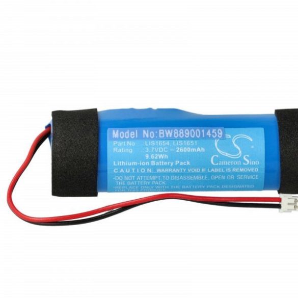 Kontroller - Sony LIS1654, LIS1441, LIS1651 - 2600 mAh 3.7 V Li-Ion - Utánygyártott akku