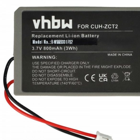 Kontroller - Sony KCR1410, LIP1522 - 800 mAh 3.7 V Li-Ion - Utánygyártott akku