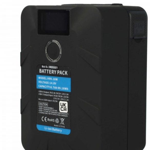 Sony BP-150WS, BP-130L, BP-150W, BP-140A - 6700mAh, 14.8V, Li-Ion USB Port - Utángyártott kamera akku