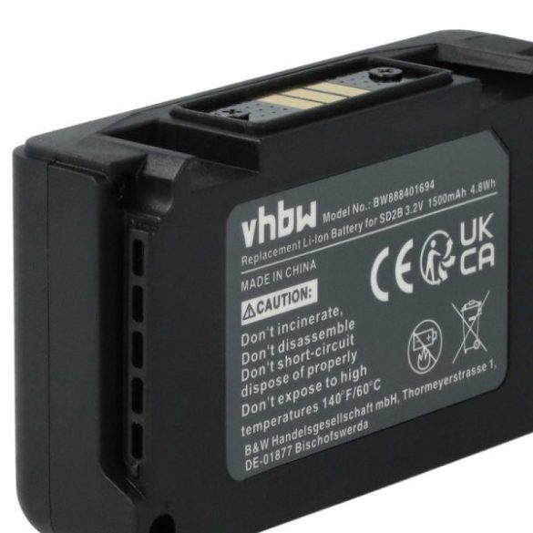 Sony SD2B, BATC-4AA - 1500 mAh 3.2 V Li-Ion - Utángyártott akku