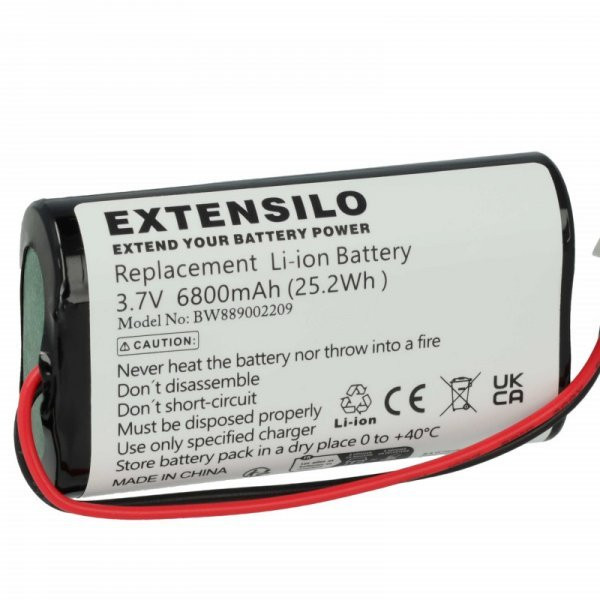   Asztali Lámpa Sigor 4508401 - 6800 mAh 3.7 V Li-Ion - Utángyártott akku