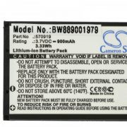   Sedea 70919 - 900 mAh 3.7 V Li-Ion Utángyártott riasztórendszer akku