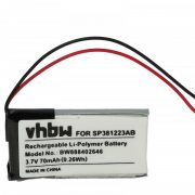  VR szemüveg Samsung SP381223AB - 70 mAh 3.7 V Li-polymer - Utángyártott akku