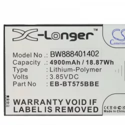   Samsung GH43-05039A, EB-BT575BBE - 4900 mAh 3.85 V Li-polymer - Utángyártott tablet akku
