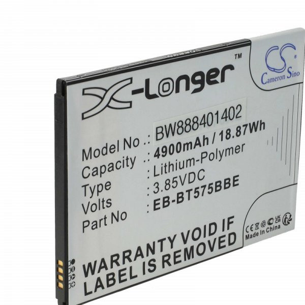 Samsung GH43-05039A, EB-BT575BBE - 4900 mAh 3.85 V Li-polymer - Utángyártott tablet akku
