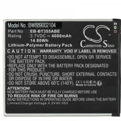   Samsung EB-BT355ABE - 4000 mAh 3.7 V Li-polymer - Utángyártott tablet akku