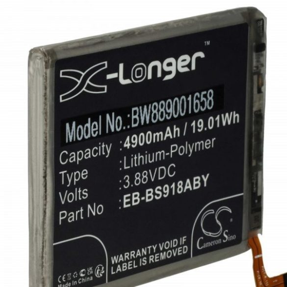 Samsung Galaxy S23 Ultra - 4900 mAh 3.88 V Li-polymer - Utángyártott telefon akku