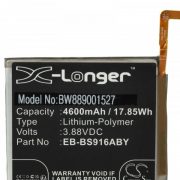   Samsung Galaxy S23 Plus, S23+ - 4600 mAh 3.88 V Li-polymer - Utángyártott telefon akku