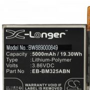   Samsung EB-BM325ABN - 5000 mAh 3.86 V Li-polymer - Utángyártott telefon akku