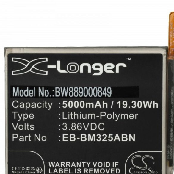 Samsung EB-BM325ABN - 5000 mAh 3.86 V Li-polymer - Utángyártott telefon akku