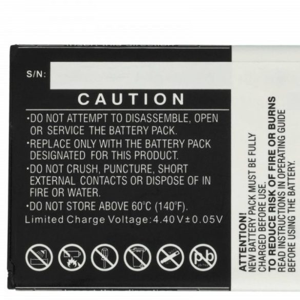 Samsung EB-BG525BBE, GH43-05060A - 3000 mAh 3.85 V Li-Ion - Utángyártott telefon akku